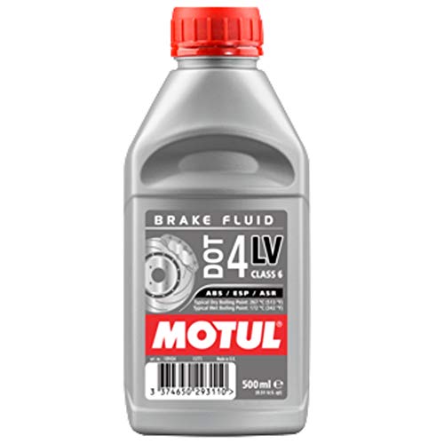 MOTUL - 109434/74 : Aceite hidráulico liquido para frenos HIDRAULICOS DOT 4 BRAKE FLUID 0,5L 500ml