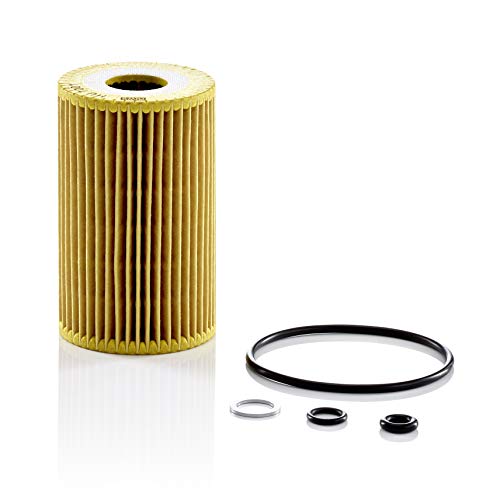 Original MANN-FILTER Filtro de aceite HU 7001 x – Set de filtro de aceite juego de juntas – Para automóviles