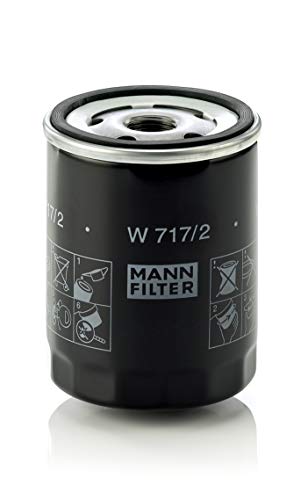 Original MANN-FILTER Filtro de aceite W 717/2 – Para automóviles