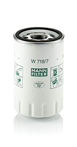 Original MANN-FILTER Filtro de aceite W 719/7 – Para automóviles