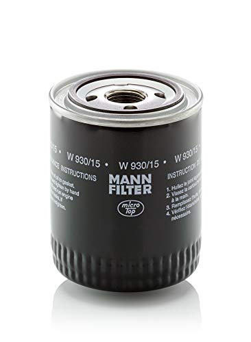 Original MANN-FILTER Filtro de aceite W 930/15 – Para automóviles y vehículos de utilidad