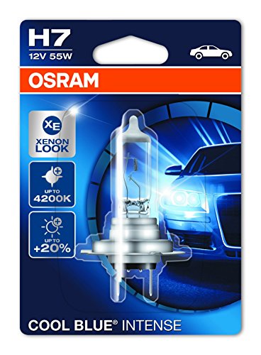 Osram 64210CBI-01B Lámpara para Faros Halógena de 12 V, Other, COOL BLUE INTENSE Blister H7