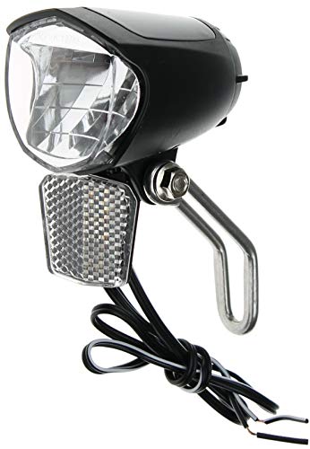 P4B | - Faro LED para Bicicleta, de 75 Lux, para Bicicleta eléctrica, Color Negro, con homologación de circulación Alemana (Compruebe la normativa Local para asegurarse) P4B | - Faro LED para Bicicleta, de 75 Lux, para Bicicleta eléctrica, Color Negro, con homologación de circulación Alemana (Compruebe la normativa Local para asegurarse)