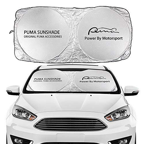 Parasol Coche Compatible con Ford Fusion Galaxy Ghia GT KA Kuga Mondeo Mustang Puma Ranger Shelby S-Max St Accessories Coche Windshield Sun Shade Funda Cortina de malla para coche ( Color : For PUMA )