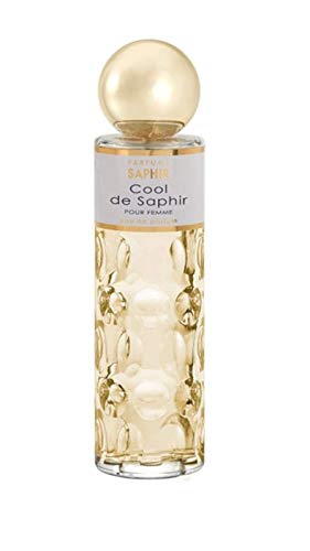 PARFUMS SAPHIR Cool - Eau de Parfum con Vaporizador para Mujer, Fresh, 200 Mililitros PARFUMS SAPHIR Cool - Eau de Parfum con Vaporizador para Mujer, Fresh, 200 Mililitros