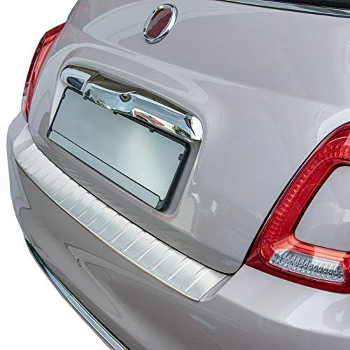Recambo CT-LKS-1136 Protector para Borde de Carga de Acero Inoxidable Mate para Fiat Facelift 500 C Cabrio a Partir de 2016->, Large Recambo CT-LKS-1136 Protector para Borde de Carga de Acero Inoxidable Mate para Fiat Facelift 500 C Cabrio a Partir de 2016->, Large