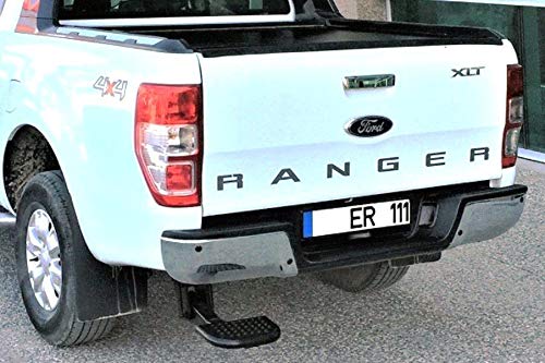 Reposapiés plegable para Ford Ranger a partir de 2012, color negro
