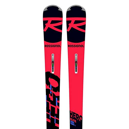 Rossignol Hero Elite Lt Ti (R22) Spx 12 R Esquís con fijación, Adultos Unisex, Negro/Rojo, 177 cm