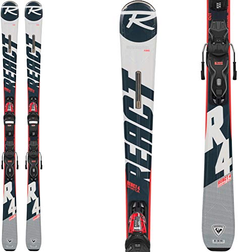 Rossignol React 4 Sport Ca Xpress 11 Gw Esquís con fijación, Adultos Unisex, Negro/Blanco, 154 cm
