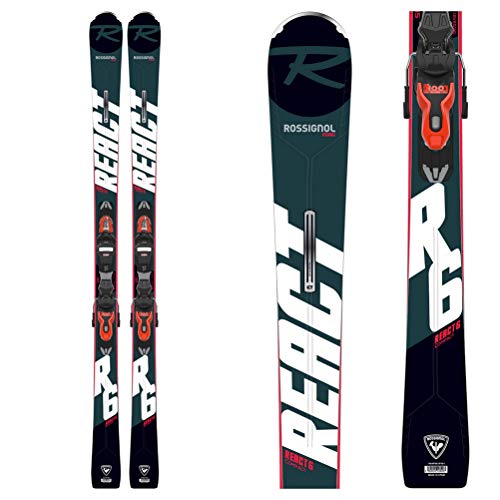 Rossignol React 6 Compact Xpress 11 Gw Esquís con fijación, Adultos Unisex, Negro, 177 cm