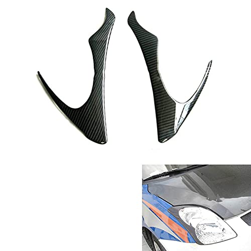 Rtyuiop Decoración de Fibra de Carbono, Faros Delanteros, Cejas, párpados, Cubierta embellecedora, Pegatinas de luz de Coche, para Suzuki Swift 2005-2011 Rtyuiop Decoración de Fibra de Carbono, Faros Delanteros, Cejas, párpados, Cubierta embellecedora, Pegatinas de luz de Coche, para Suzuki Swift 2005-2011