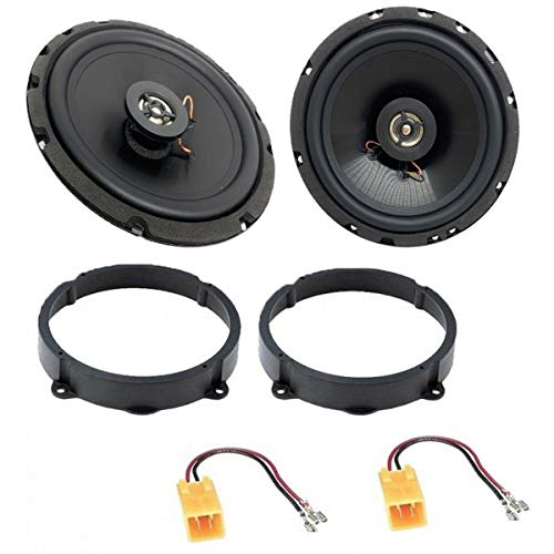 Sound-Way - Kit Completo con adaptadores de Montaje con Altavoces para Alfa Romeo 147/156 / 166/159 / GT Brera Fiat Idea Lancia Musa LAN - SH-ALFA1 - Avant ou arrière