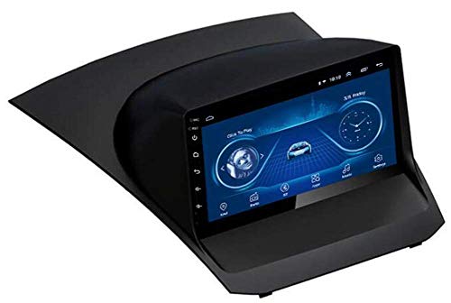 SSeir Radio automático de 9 Pulgadas Estéreo Android 8.1 Reproductor de MP5 Navigator para Ford Fiesta (2013-2017), GPS 2.5D Pantalla táctil Completa, WiFi, BT, SWC, Enlace Espejo