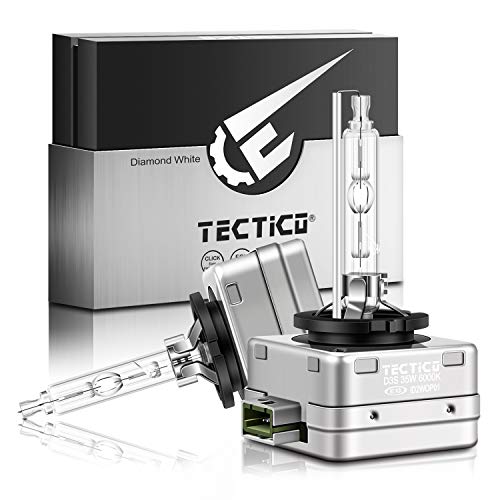 TECTICO D3S 35W Xenon Bombilla Faro Bixenón 66340 HID Kit 12V 24v 6000K Blanco hielo Xtreme Vision,kit Bombillas de automóvil/camión, 2 piezas