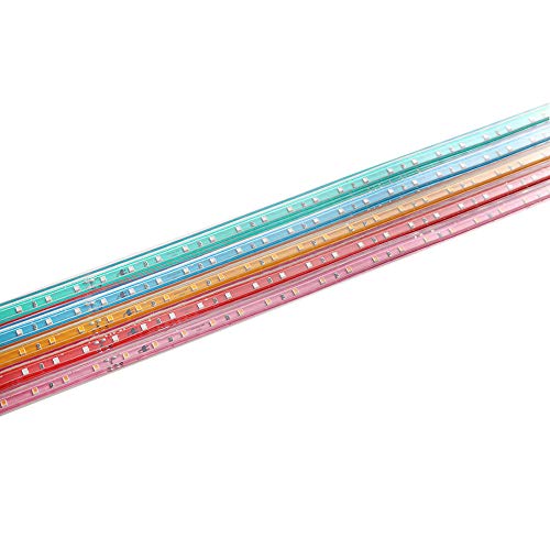 Tira LED 220V SMD2835, 120Led/m, PCB color, 1 metro con conectores rápidos, Rosa/Magenta Tira LED 220V SMD2835, 120Led/m, PCB color, 1 metro con conectores rápidos, Rosa/Magenta
