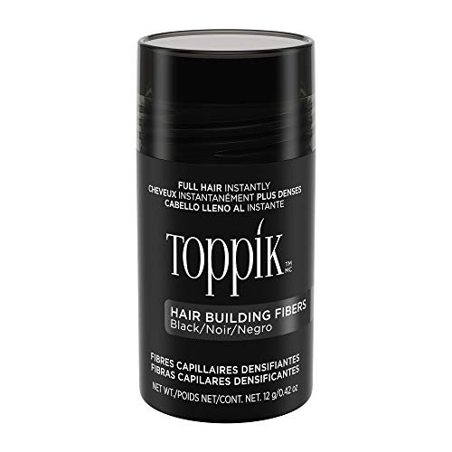 Toppik Fibras Capilares Negro,Fibras de Queratina para Crear más Densidad en el Cabello de Forma Inmediata, 12 g Toppik Fibras Capilares Negro,Fibras de Queratina para Crear más Densidad en el Cabello de Forma Inmediata, 12 g