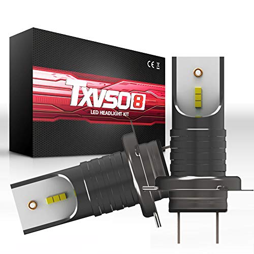 TXVSO 110W 12000LM H7 LED faro Kit de coche 6000 K lámparas blancas, ajuste para todo el coche H7, 55W / Bulb, 2pcs / Set