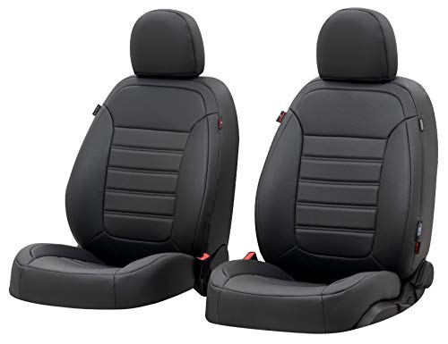 WALSER Funde de asiento Robusto compatible con Ford GRAND C-MAX DXA/CB7 año 12/2010-Hoy, 2 fundas de un solo asiento para asientos normales Trend/Titanium