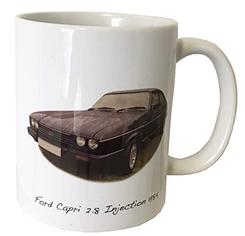 Witherden's Workshop - Taza clásica de Coche – Ford Capri 2.8i 1984