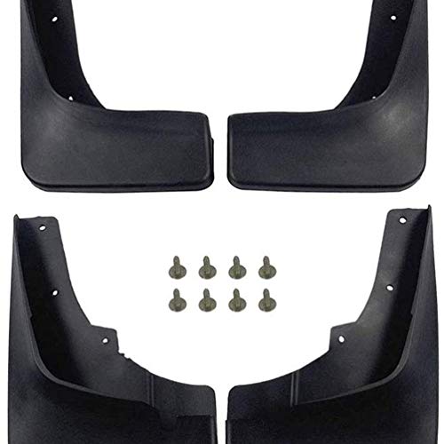 YFBB Juego de 4 Guardabarros Delantero y Trasero, para Ford Focus Mk3 Hatchback Modelos 2012-2016