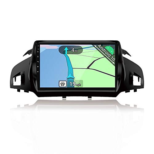 YUNTX Android 10 Autoradio Compatible con Ford Kuga (2013-2017) - GPS 2 DIN - Cámara Trasera Libre & Canbus - [2G+32G] - Soporte Dab / Control del Volante / 4G / WiFi /Bluetooth / MirrorLink /Carplay