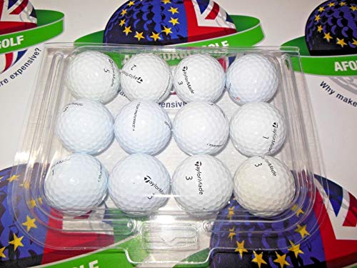 24 TaylorMade TOUR PREFERRED Lake Golf Balls - Pearl / Grade A - from Ace Golf Balls by TaylorMade