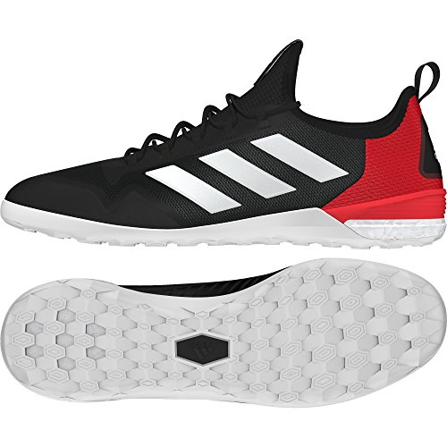 Adidas Ace Tango 17.1 In, Zapatillas de fútbol Sala Hombre, Negro (Negbas/ftwbla/Rojo), 39.5 EU