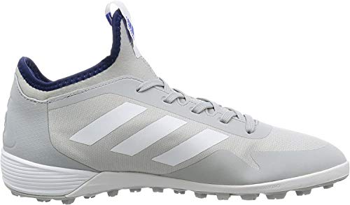 adidas Ace Tango 17.2 TF, Botas de fútbol Hombre, Gris (Clear Onix/Footwear White/Blue), 42 EU