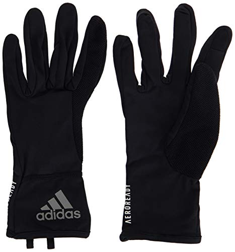adidas A.RDY Gloves Guantes de Fútbol, Unisex Adulto, Black/Reflective Silver/White, L