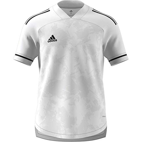 adidas CONDIVO20 JSY T-Shirt, Hombre, White/Black, L