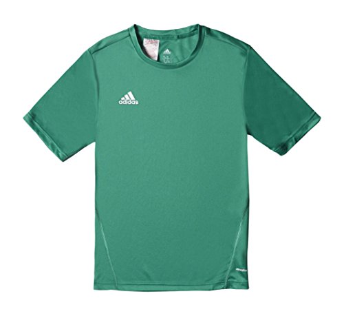 adidas COREF TRG JS Y Camiseta, Niños, Verde/Blanco, 140