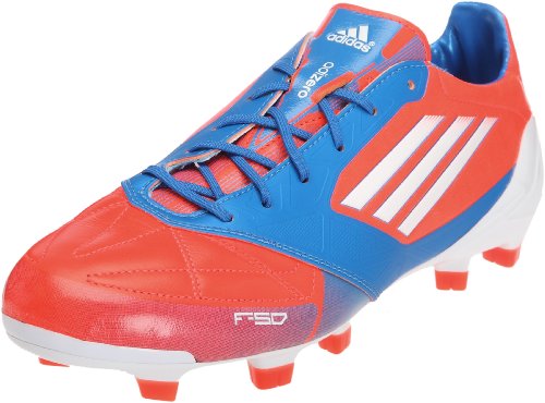 Adidas F50 Adizero Trx Fg Leather - Zapatillas de fútbol, Azzurro, 39 1/3