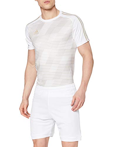 Adidas Squadra 17 P Pantalones Cortos de Fútbol con Cintura Elástica, Hombre, Blanco (White/White), M