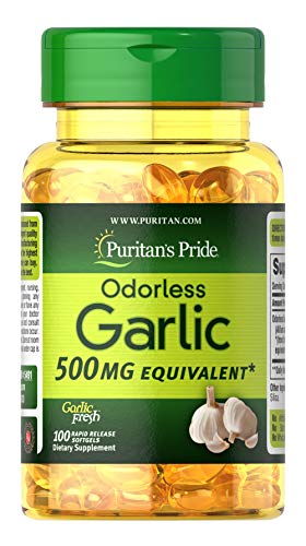 Ajo desodorizado - Odorless Garlic 500 mg 100 perlas.