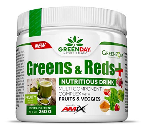AMIX GreenDay Greens & Reds + - 250 gr Fruity