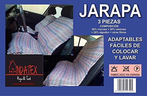 Andatex Jarapas - Harapas - Funda Universal - Asiento de Coche - 3 Piezas Andatex Jarapas - Harapas - Funda Universal - Asiento de Coche - 3 Piezas