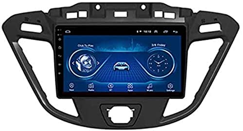 Android Car Stereo Radio Double DIN Sat Nav para Ford Custom/Transit 2013-2018 Navegación GPS Sistema de navegacion GPS táctil de 9 Pulgadas Reproductor Multimedia Receptor de Video con 4G RDS DSP