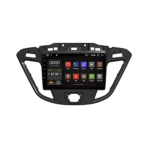 Android Multimedia Player Coche Radio Estéreo para Ford Transit/Personalizado 2013-2018 Cabeza Unidad FM Receptor Sat Nav 2.5D Pantalla Táctil Support Mirrorlink Bluetooth GPS,4 Core 4g+WiFi: 1+16gb
