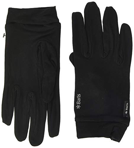 BARTS Liner Gloves Guantes, Negro (BLACK 0001), Medium (Talla del fabricante: S/M) Unisex Adulto