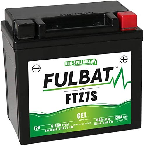 Batería Fubat Gel precargada lista para usar GTZ7 YTZ7S YTZ7S TTZ7S