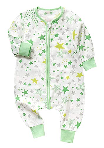 Bebé Saco De Dormir, Primavera Y Verano Largo Y Delgado De Manga Masculino Femenino Del Bebé Del Bebé Universales Contra El Retroceso Está Conectada A La Bolsa De Dormir, Gruen Sterne, 110 Bebé Saco De Dormir, Primavera Y Verano Largo Y Delgado De Manga Masculino Femenino Del Bebé Del Bebé Universales Contra El Retroceso Está Conectada A La Bolsa De Dormir, Gruen Sterne, 110