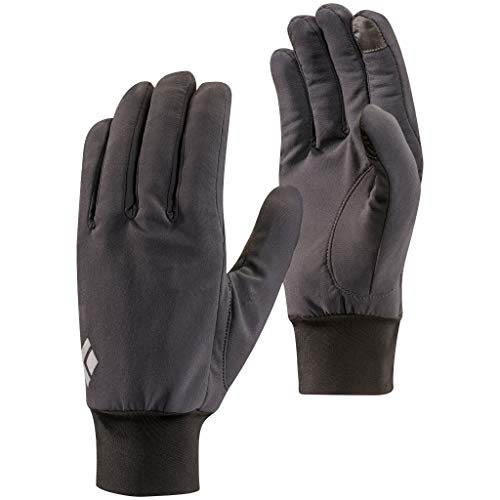 Black Diamond Lightweight Softshell Guantes, Unisex-Adult, Gris (Smoke), Small