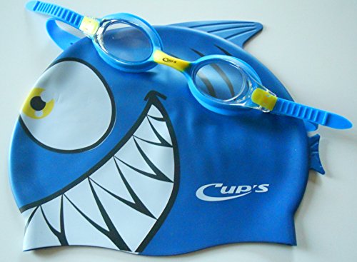 Bonnets de natation pour enfant Set Meteor Character de Head, bonnet de bain et Lunettes de natation Blue, One Size, 451022
