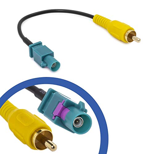 Cable adaptador RCA Fakra compatible con vídeo Mercedes Comand Ford Blaupunkt NX