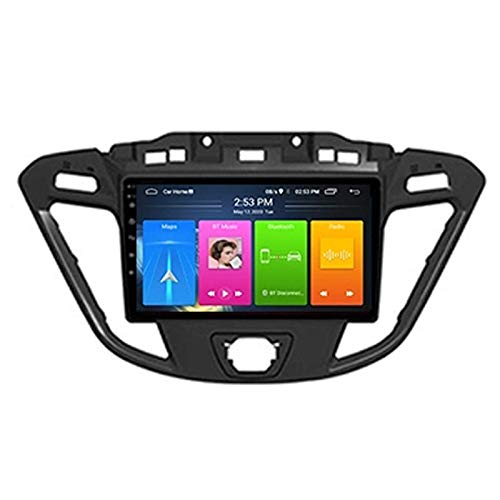 Car Stereo Android 10.0 Radio para Ford Custom/Transit 2013-2018 Navegación GPS Unidad Principal de 9 Pulgadas Pantalla táctil HD Reproductor Multimedia MP5 Video con WiFi DSP SWC Mirrorlink