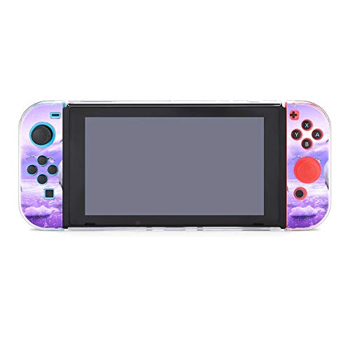 Carcasa protectora para Nintendo Switch, diseño de grúas coronadas de Japón, funda duradera para Nintendo Switch y Joy Con