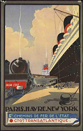 Cartel de viaje para crucero, cartel de viaje, decoración de metal, 12 x 16 pulgadas