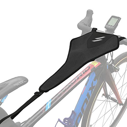 Cubierta de Sudor para Entrenamiento de Bicicleta Impermeable, Achort Bicicleta Trainer Sweat Net Frame Guard Absorbe el Sudor, Prevenir la Bicicleta de la Corrosión 34.5 * 24.5cm Cubierta de Sudor para Entrenamiento de Bicicleta Impermeable, Achort Bicicleta Trainer Sweat Net Frame Guard Absorbe el Sudor, Prevenir la Bicicleta de la Corrosión 34.5 * 24.5cm