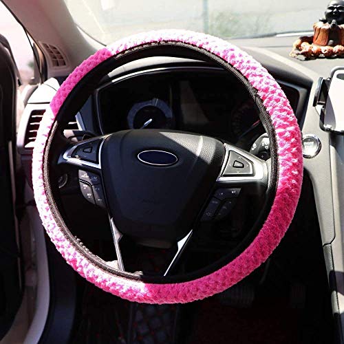 Cubierta del volante del automóvil, nueva cubierta del volante, suave y cálido Fundas de felpa Cubierta del volante del automóvil Terciopelo perlado Decoración automática Invierno Cálido Estilo univer Cubierta del volante del automóvil, nueva cubierta del volante, suave y cálido Fundas de felpa Cubierta del volante del automóvil Terciopelo perlado Decoración automática Invierno Cálido Estilo univer