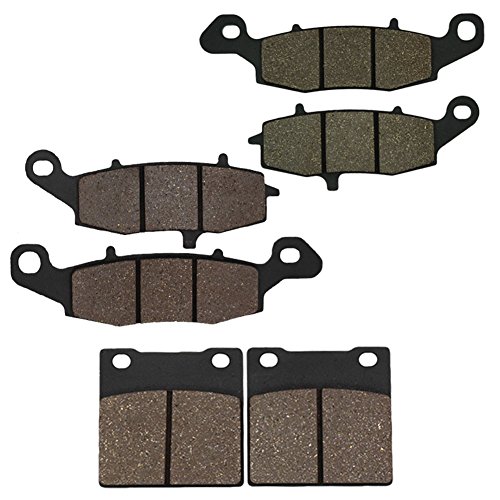 Cyleto Pastillas De Freno Delanteras y Traseras para GSF 600 GSF600 Bandit 600 2000-2004 GSF 600 Naked Bandit 2000-2004 Cyleto Pastillas De Freno Delanteras y Traseras para GSF 600 GSF600 Bandit 600 2000-2004 GSF 600 Naked Bandit 2000-2004
